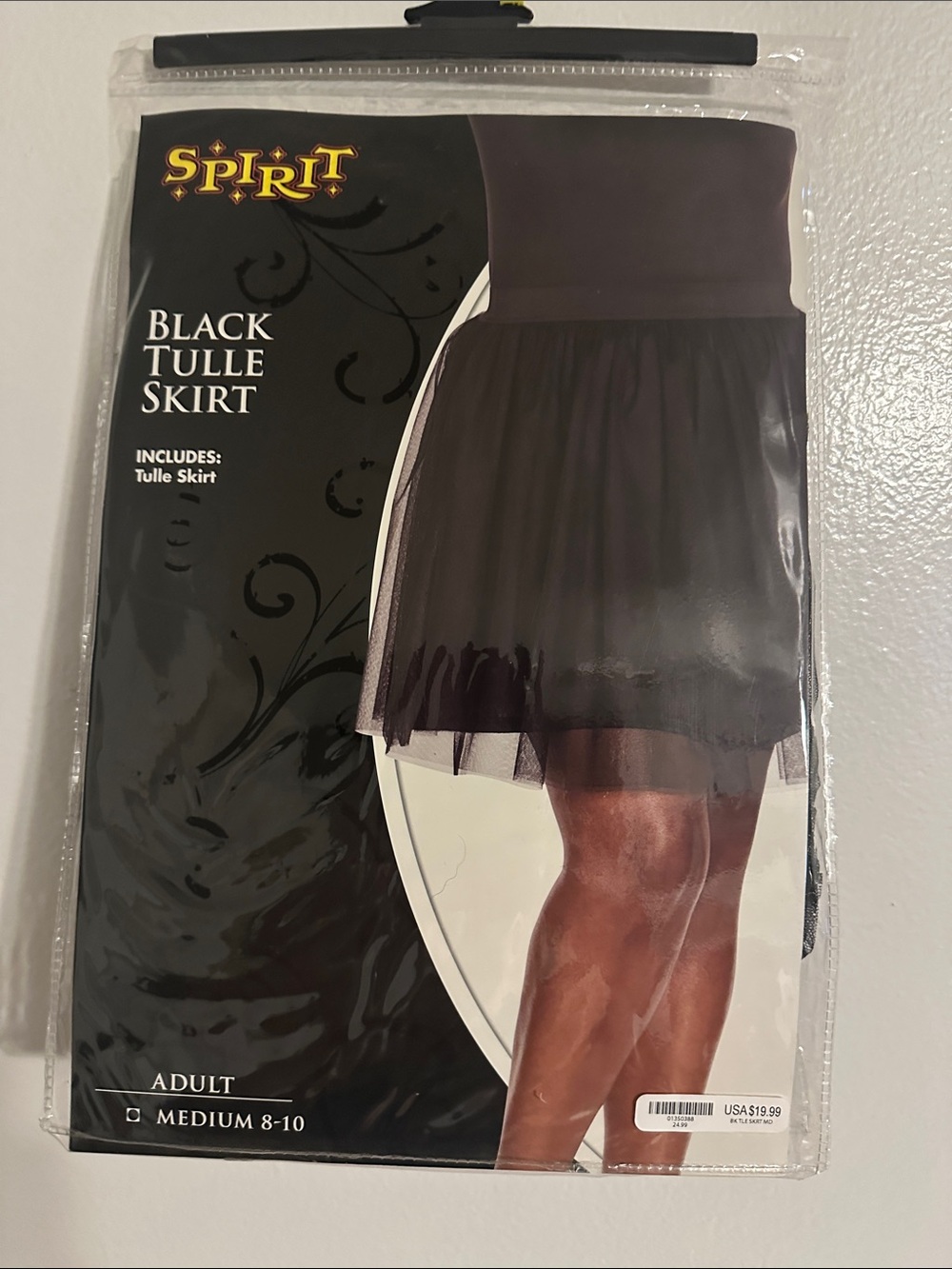 Spirit Black Layered Tulle Mini Skirt